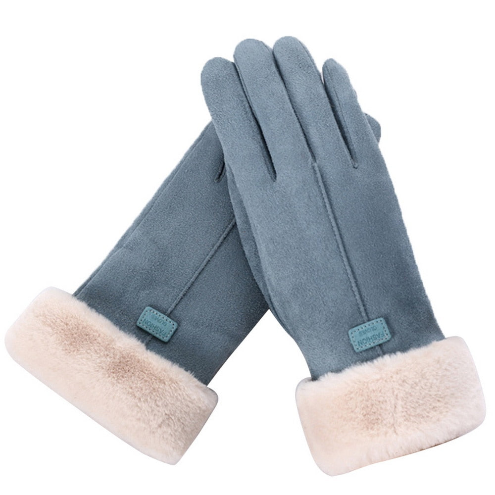 Gants femme Vardi Dante Furry – Chauds, imperméables et compatibles écran tactile