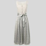 Dirndl femme traditionnel — robe Oktoberfest à col carré, silhouette élégante & festive