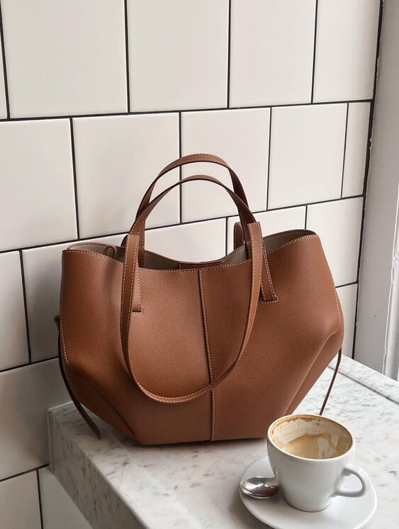 Sac cabas vintage femme – Sac bandoulière cuir élégant et spacieux