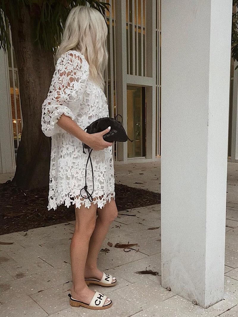 Sac pochette femme tressé – petit sac élégant à cordon & bandoulière