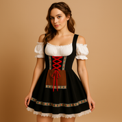 Dirndl Oktoberfest femme Lieke – robe bavaroise traditionnelle élégante & confortable