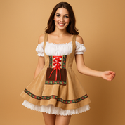 Dirndl Oktoberfest femme Lieke – robe bavaroise traditionnelle élégante & confortable