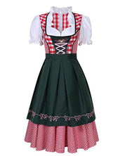Tenue Oktoberfest femme – set dirndl & lederhose traditionnel festif