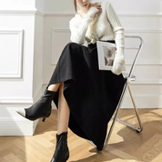 Jupe femme élégante – jupe midi ajustée avec fente & coupe flatteuse