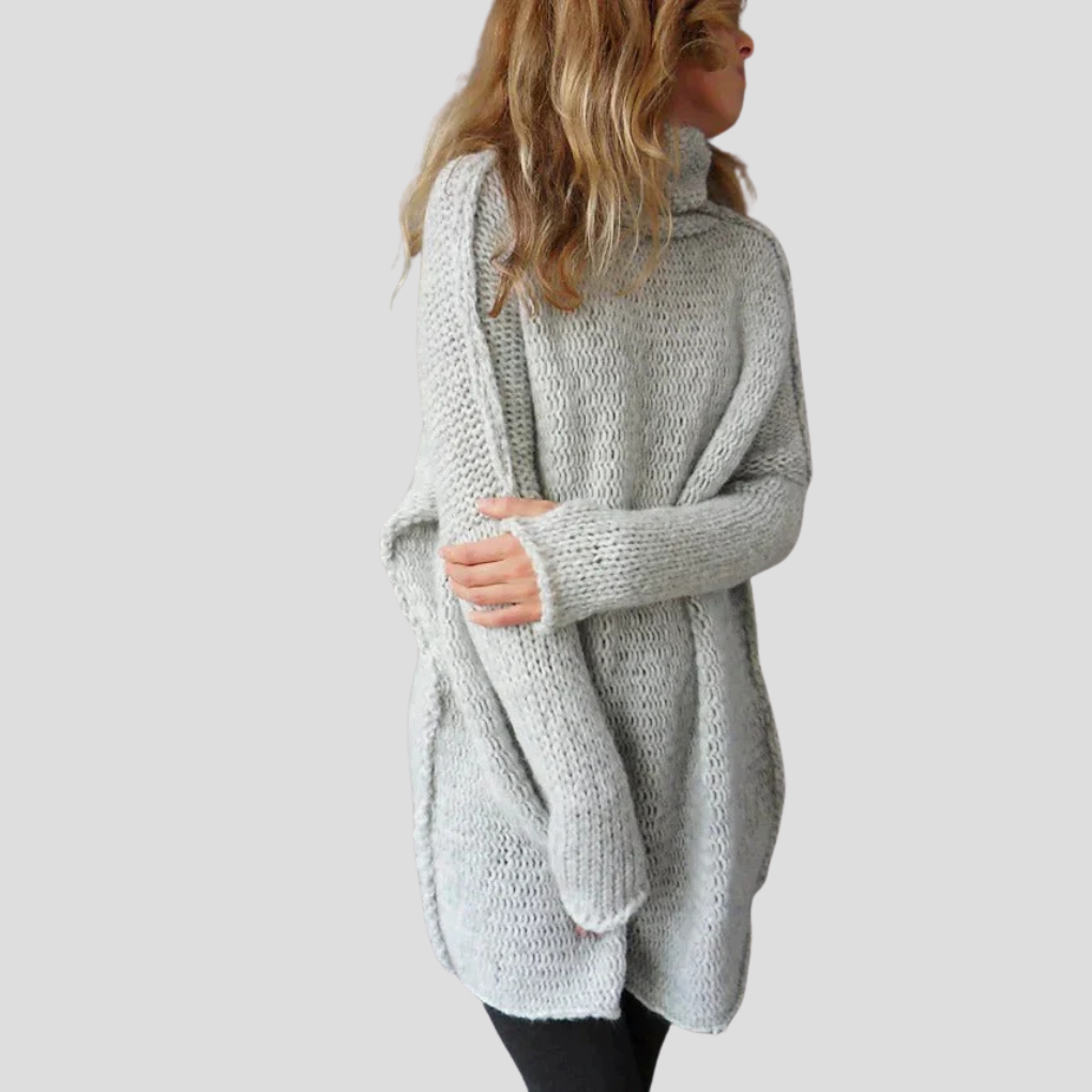 Pull oversize femme – pull en maille douce à coupe décontractée et style moderne