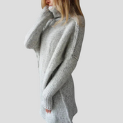 Pull oversize femme – pull en maille douce à coupe décontractée et style moderne
