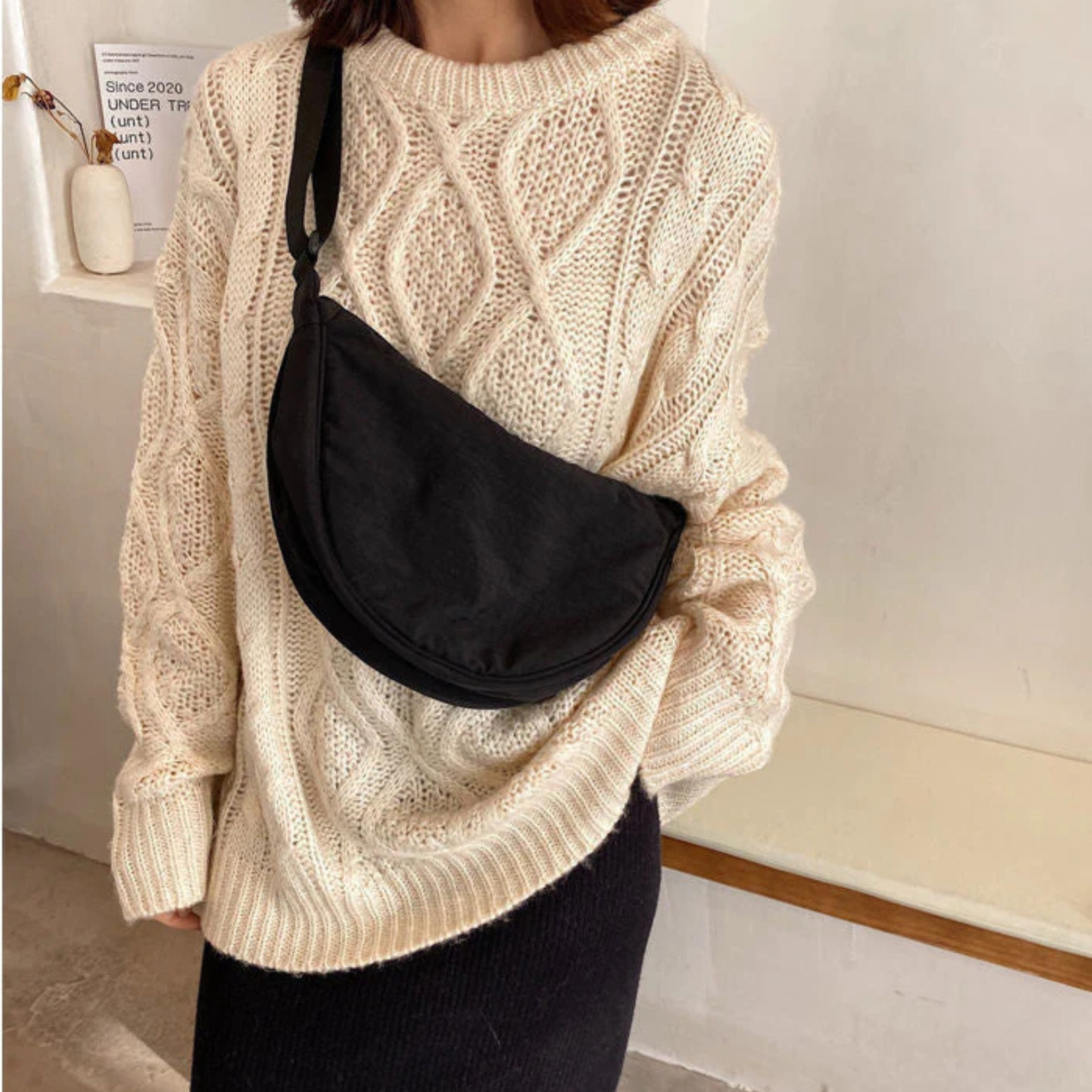 Anneke | Sac bandoulière femme – Minimaliste & pratique avec sangle réglable