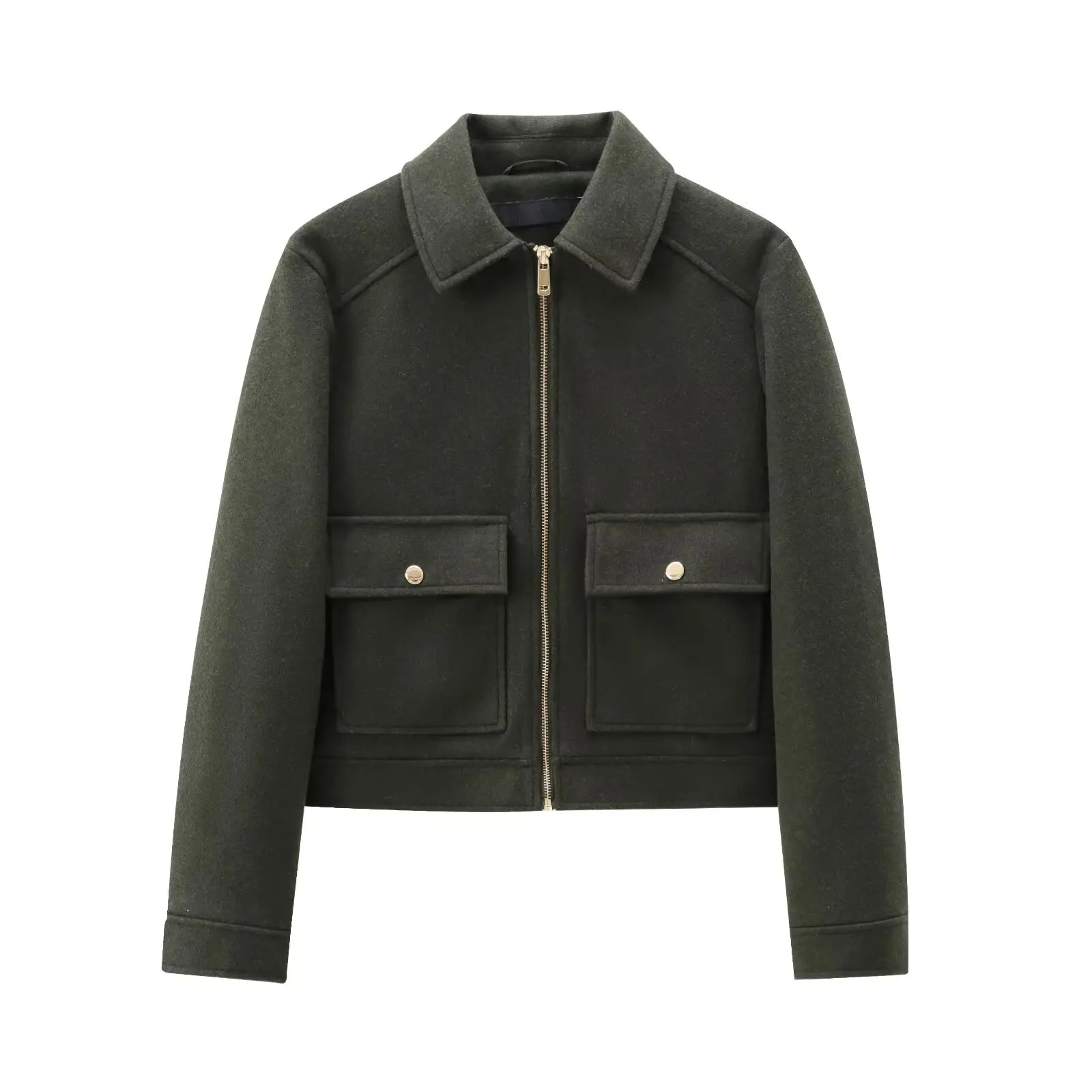 Vero | Manteau d’hiver femme – Élégant avec fermeture zippée & manches longues