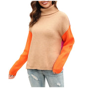 Pull Femme à Blocs de Couleurs – Pièce Tendance, Confortable & Élégante