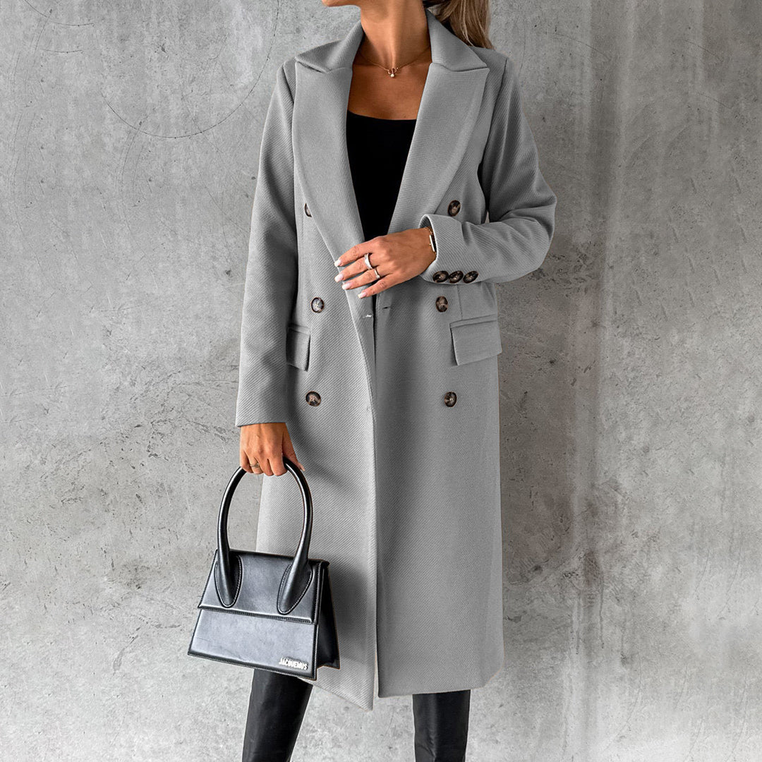 Herlen | Manteau long femme hiver – Chaud, classique & élégant