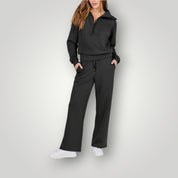 Nelleke | Ensemble loungewear femme – Veste zippée & pantalon large