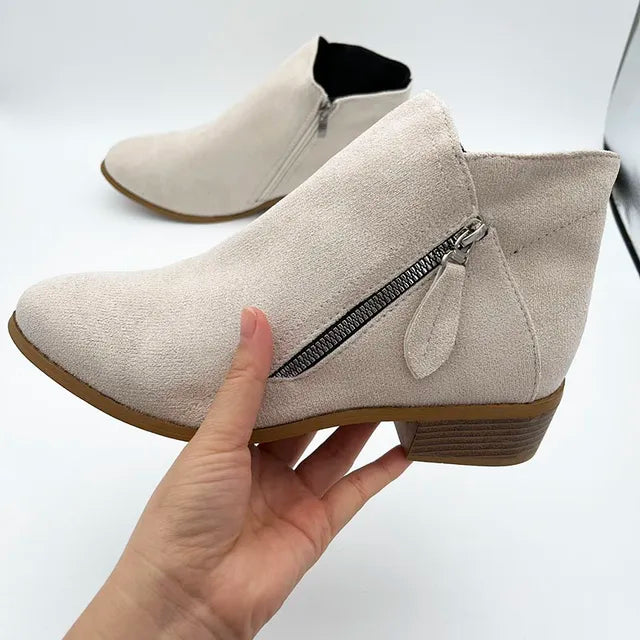 Bottines Chelsea Femme en Suède – Design Intemporel, Confort & Élégance