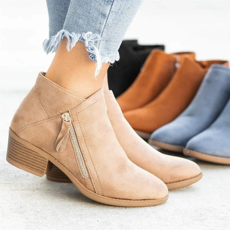 Bottines Chelsea Femme en Suède – Design Intemporel, Confort & Élégance