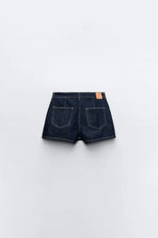 Combinaison Denim Femme ASHLEY – Top & Skort En Jean Clair ou Foncé