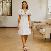 Fay – Robe blanche été femme | Élégante, légère & intemporelle