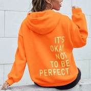 Hoodie oversize Noelle femme – streetwear message dos