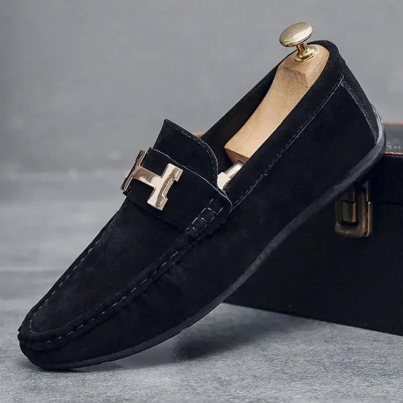 Finn | Mocassins femme en suède – Élégants slip-on casual & chic