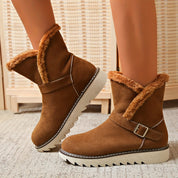 Bottes de neige femme confortables – doublure chaude & semelle antidérapante