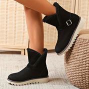 Bottes de neige femme confortables – doublure chaude & semelle antidérapante