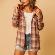 Veste casual femme Lieke – Tendance mi-saison à boutons avec poche poitrine