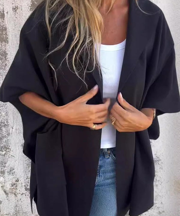 Cape veste oversize femme – Coupe ample légère & style cape tendance