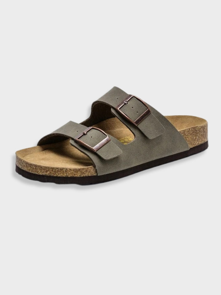Sandales Homme Style Arizona – Confortables Mules à Double Bride