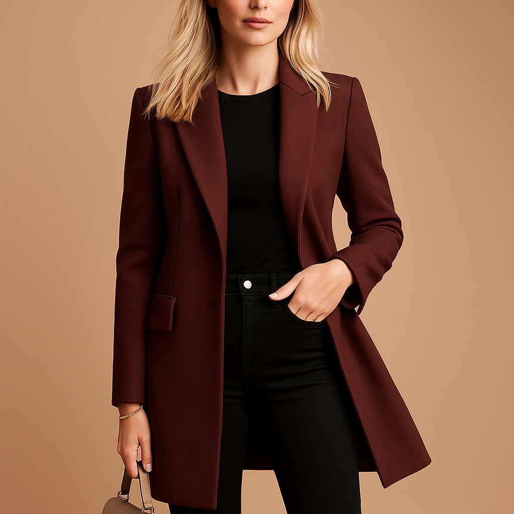 Manteau trench Lotte croisé femme – coupe cintrée intemporelle