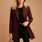 Manteau trench Lotte croisé femme – coupe cintrée intemporelle