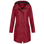 Manteau pluie femme Rieka – coupe moderne, déperlant & coupe-vent