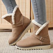 Bottes de neige femme confortables – doublure chaude & semelle antidérapante