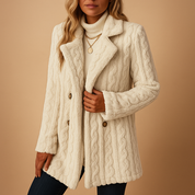 Manteau d’hiver femme Yara – Élégant et cintré avec design intemporel