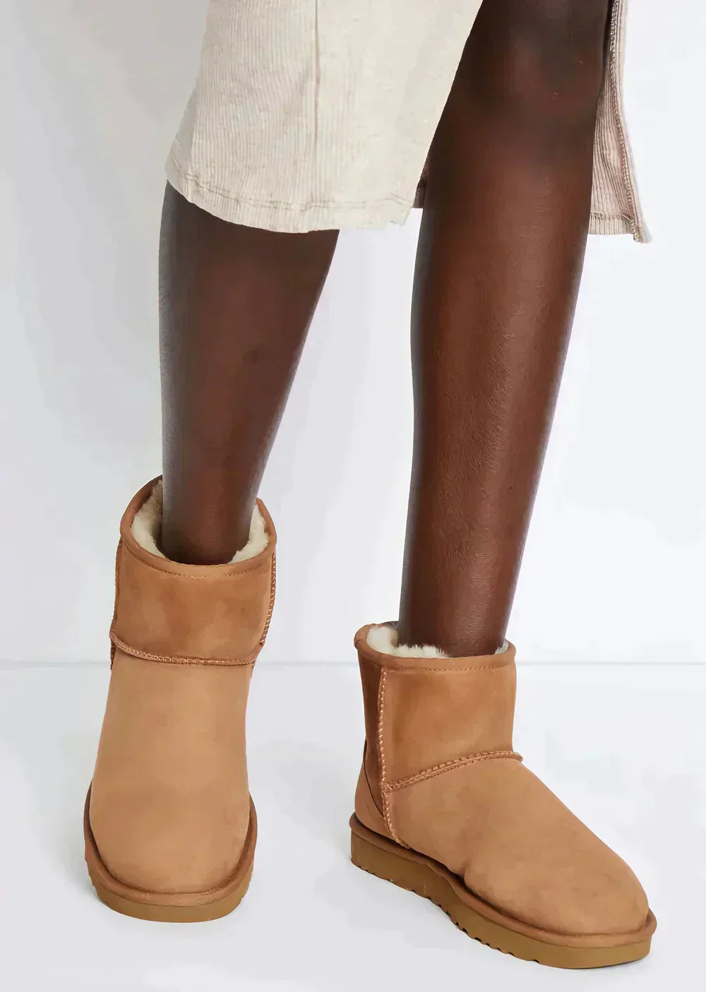 Bottes hiver femme imperméables type UGG – snowboots chaudes et confortables