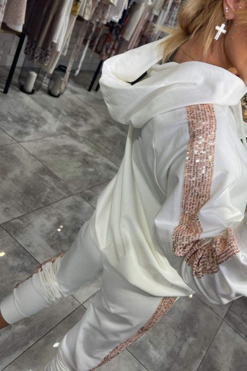 Esmee | Ensemble Femme Automne – Tenue Deux Pièces Pailletée, Chaude & Tendance