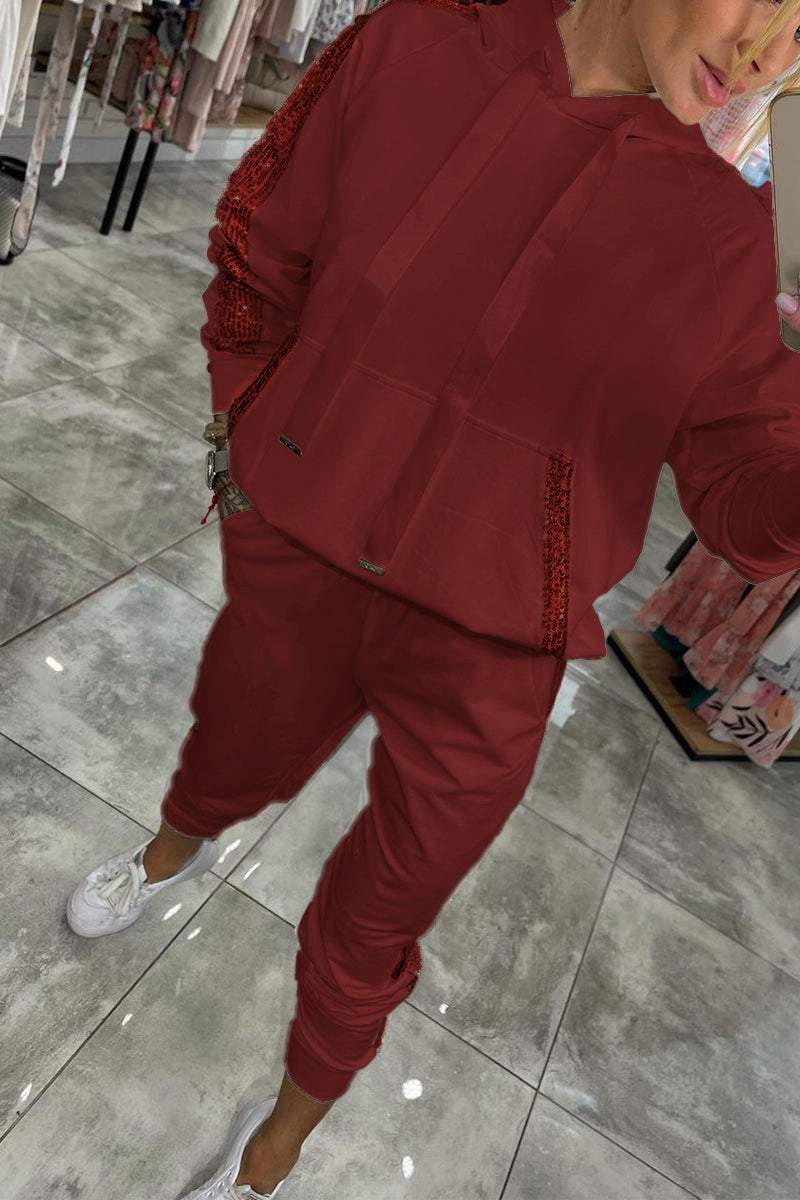 Esmee | Ensemble Femme Automne – Tenue Deux Pièces Pailletée, Chaude & Tendance