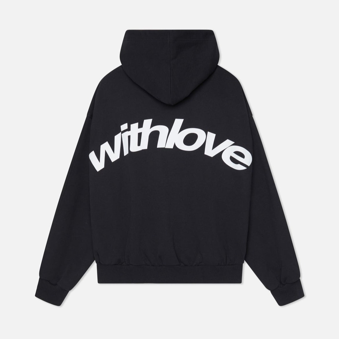 Hoodie unisexe With-love – sweat à capuche premium au design minimaliste