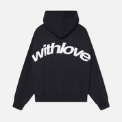 Hoodie unisexe With-love – sweat à capuche premium au design minimaliste