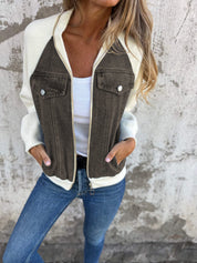 Veste femme automne Sarah – veste tendance avec coupe confortable & chic