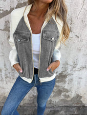 Veste femme automne Sarah – veste tendance avec coupe confortable & chic