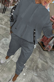 Esmee | Ensemble Femme Automne – Tenue Deux Pièces Pailletée, Chaude & Tendance