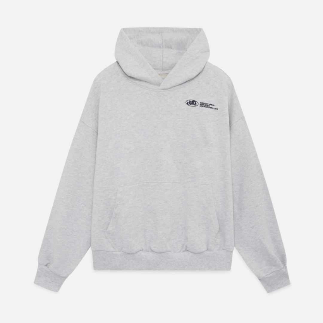 Hoodie unisexe With-love – sweat à capuche premium au design minimaliste