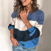 Pull femme Ainsley – pull élégant et doux avec coupe décontractée automne hiver