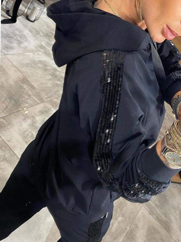 Esmee | Ensemble Femme Automne – Tenue Deux Pièces Pailletée, Chaude & Tendance