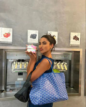 Sac Shopper Monogram Luxe – grand cabas structure femme