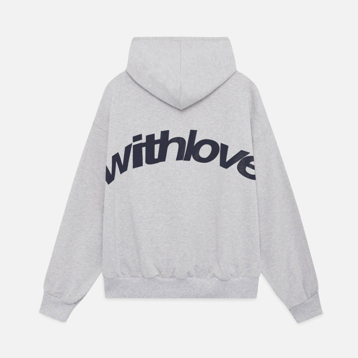 Hoodie unisexe With-love – sweat à capuche premium au design minimaliste