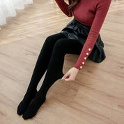 Legging femme thermique à taille haute – doublure polaire chaude hiver