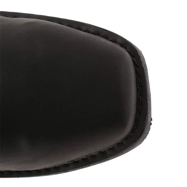 Bottes cowboy homme Winfred – bottes western en cuir avec zip latéral vintage