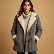 Manteau long Evelien à capuche femme – chaleur hivernale & couleurs tendances