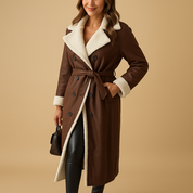 Manteau long d’hiver femme Marlies – matelassé chaud & style moderne