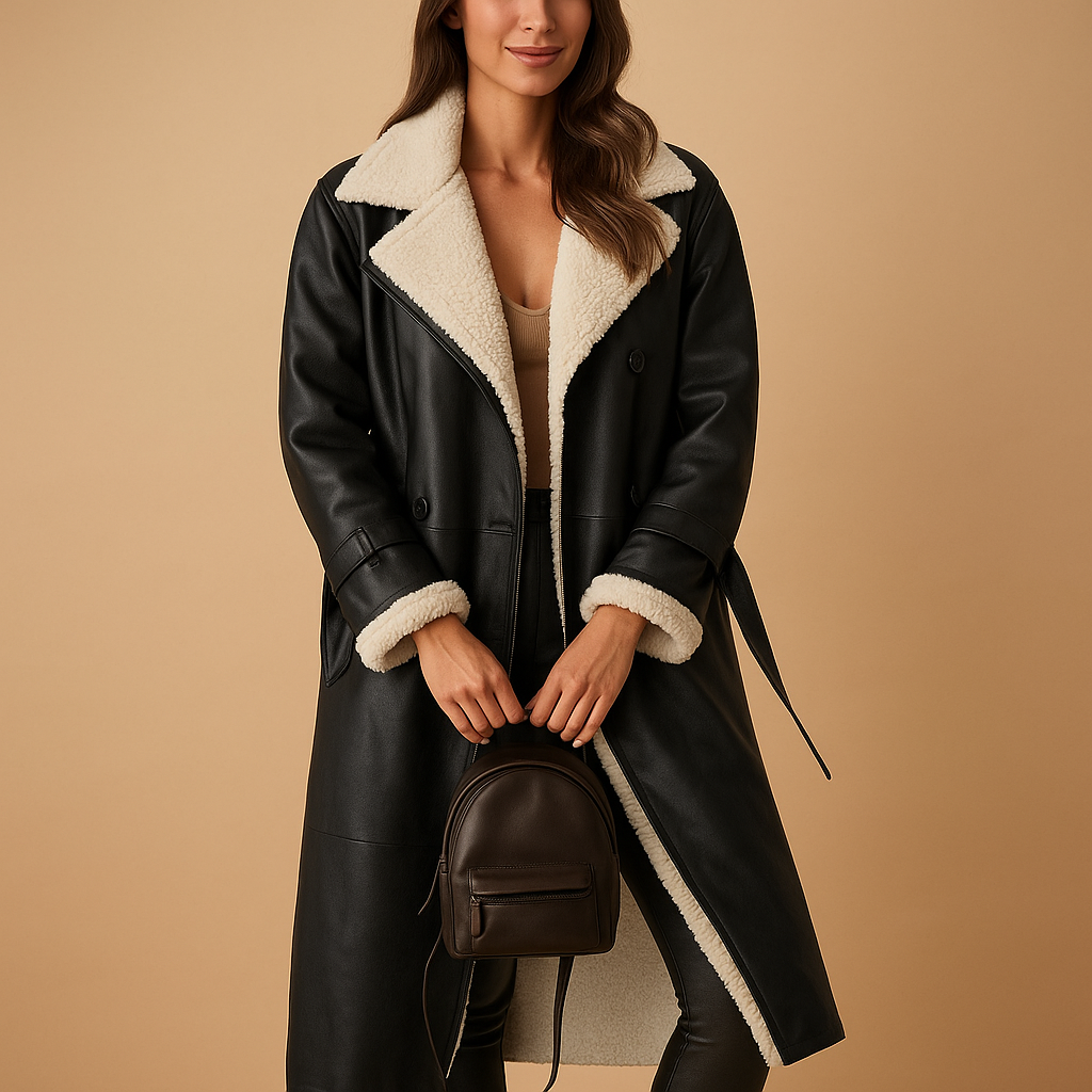 Manteau long d’hiver femme Marlies – matelassé chaud & style moderne