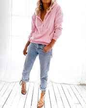 Sweat à capuche Leyla femme – basique confortable & coupe relaxée